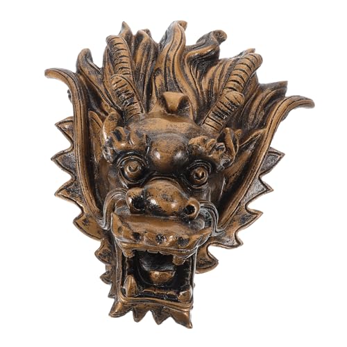 ULDIGI Fontana da Muro per Interni a Forma di Testa di Drago Decorazione per Fontana Flusso d'Acqua per e Cortili