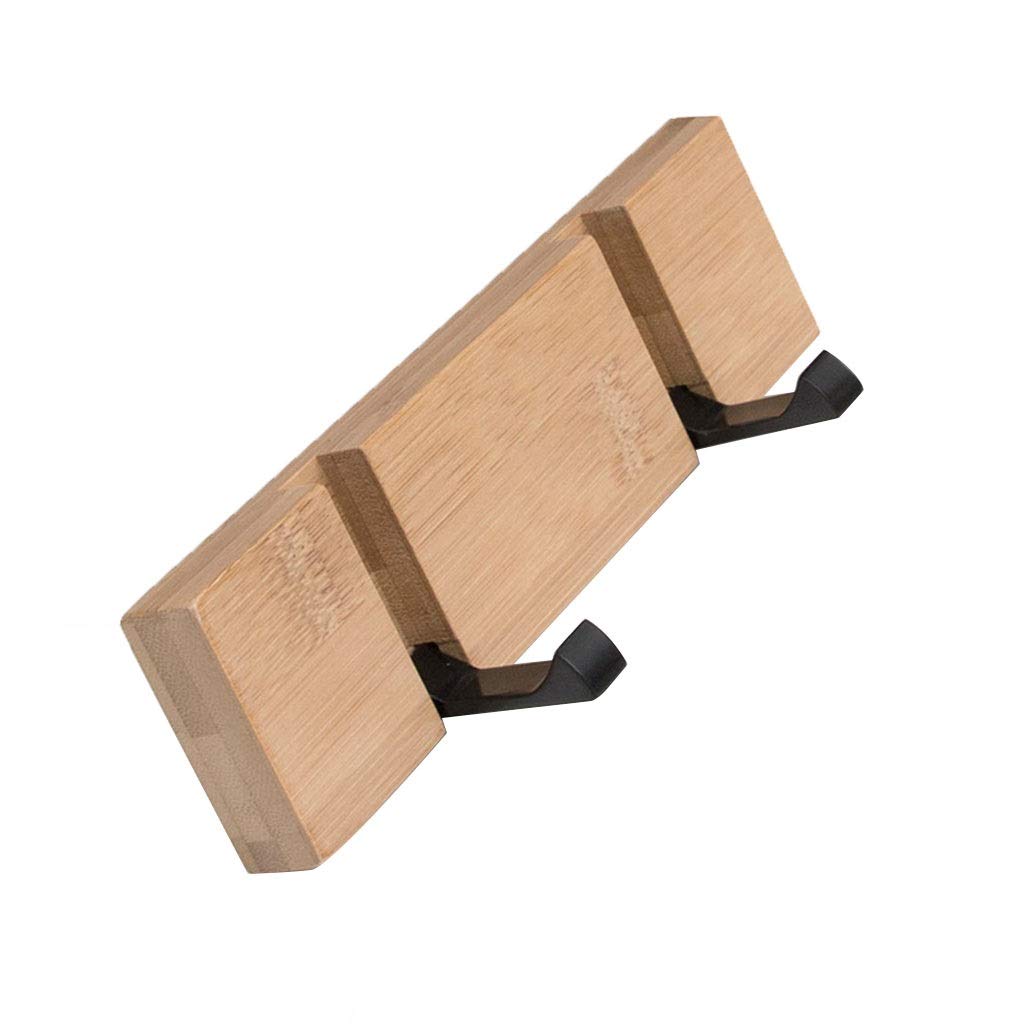 DXTFDHB Floating Coat Rack, With Retractable Hooks, Wall Mounted Space-Saving Coat Hanger to Hang Clothing/Scarfs/Purses(2hooks)