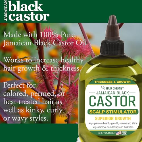 Hair Chemist Jamaican Black Castor Oil Scalp Stimulator 7.1oz — view 6