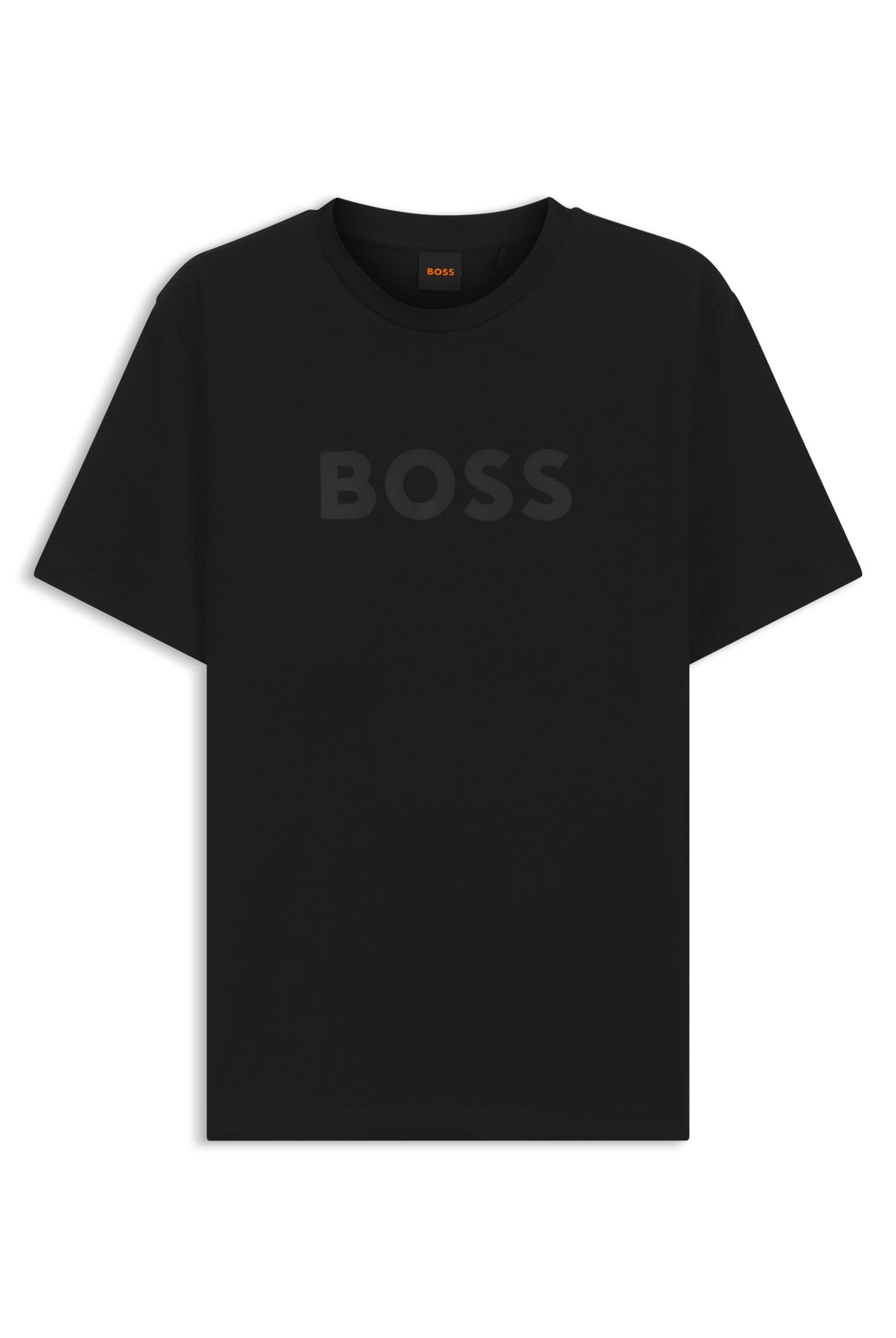 T-Shirt Aus Baumwolle Mit Großem Tonalem Logo