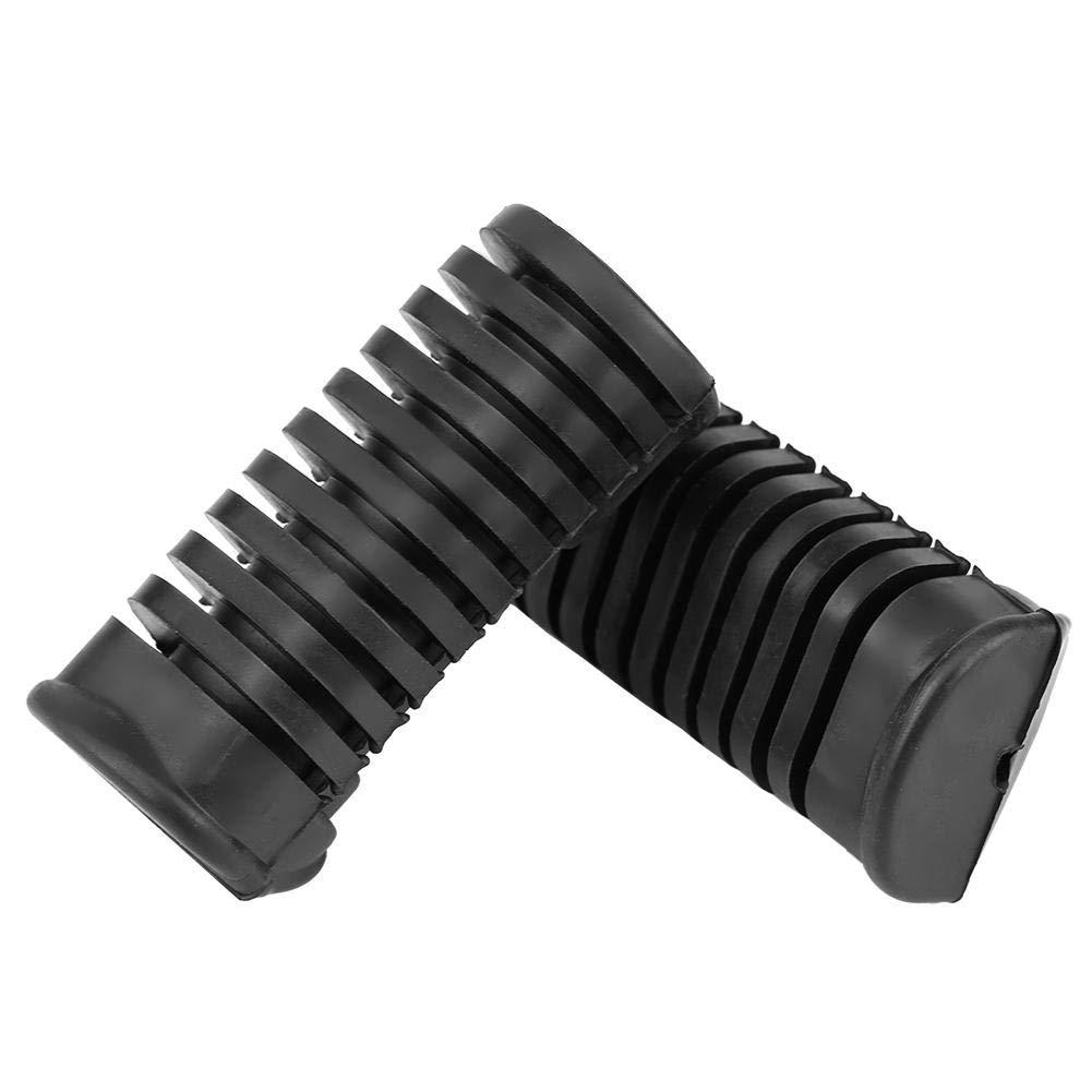 Copri Pedane Moto Universali In Gomma - EBTOOLS, Adatto Per Moto, Anteriore, Nero
