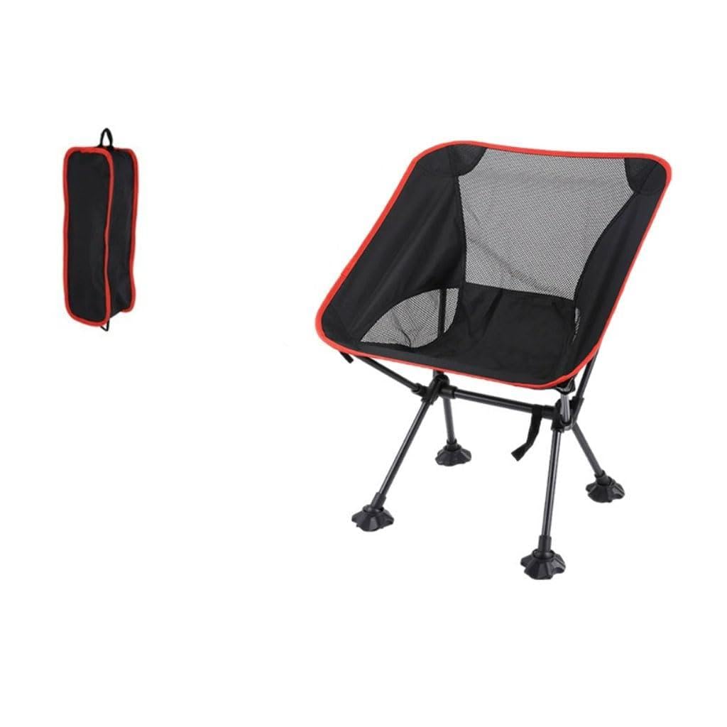 Campingstuhl Faltbar mit Netzgewebe, Niedriger & Hochlehner Strandliege Klappbar Leicht, Outdoor Klappstuhl Camping Stuhl für Picknick Balkon