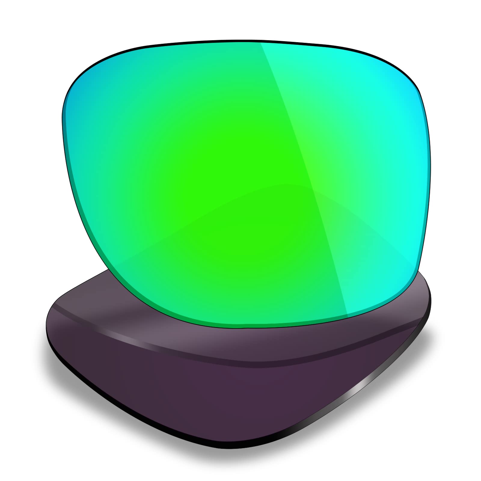 Mryok Men's Polarized - Emerald Green Polarized Replacet Lenses For Oakley Crossrange - Emerald Green