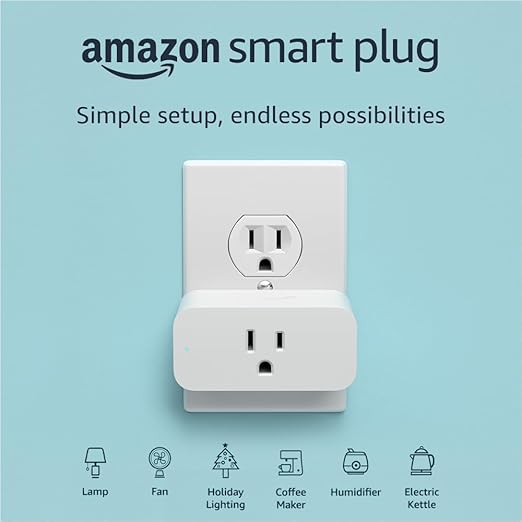 Amazon Smart Plug, works with Alexa A Certified for Humans Device