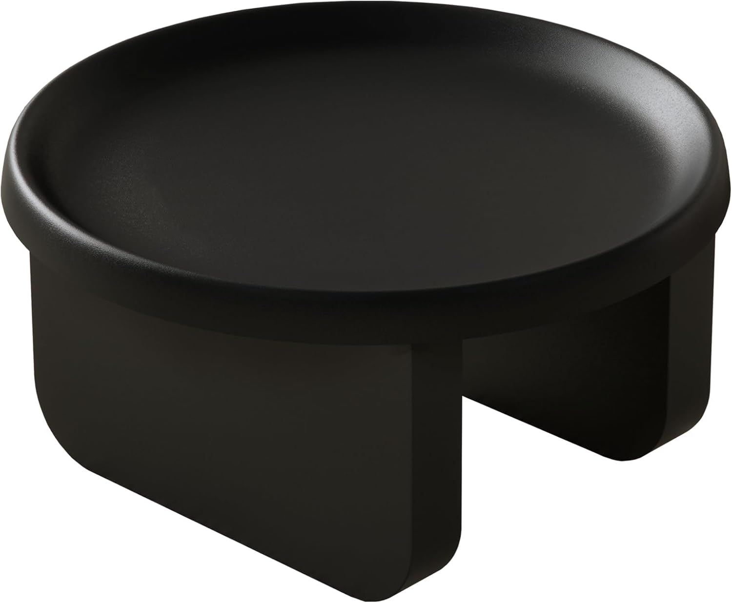 round coffee table,modern coffee table,unique circle coffee tables,metal center table for living room black, great circle?29.1 x 16.5?in? 29.5 x 16.5