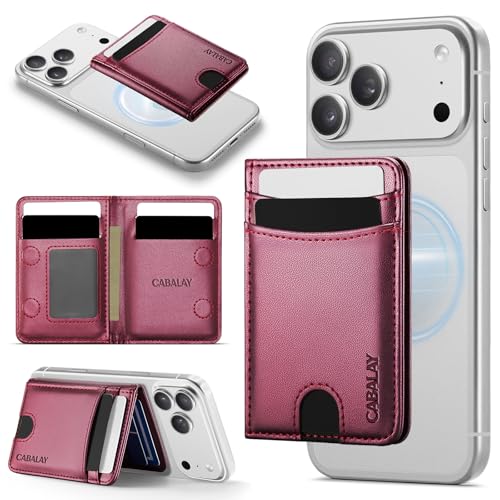 Magnetic-wallet-for-iphone-6-Card-Holders-and-RFID-Blocking-with-Stand Magnetic wallet for iphone, 6 Card Holders and RFID Blocking with Stand - Image 1