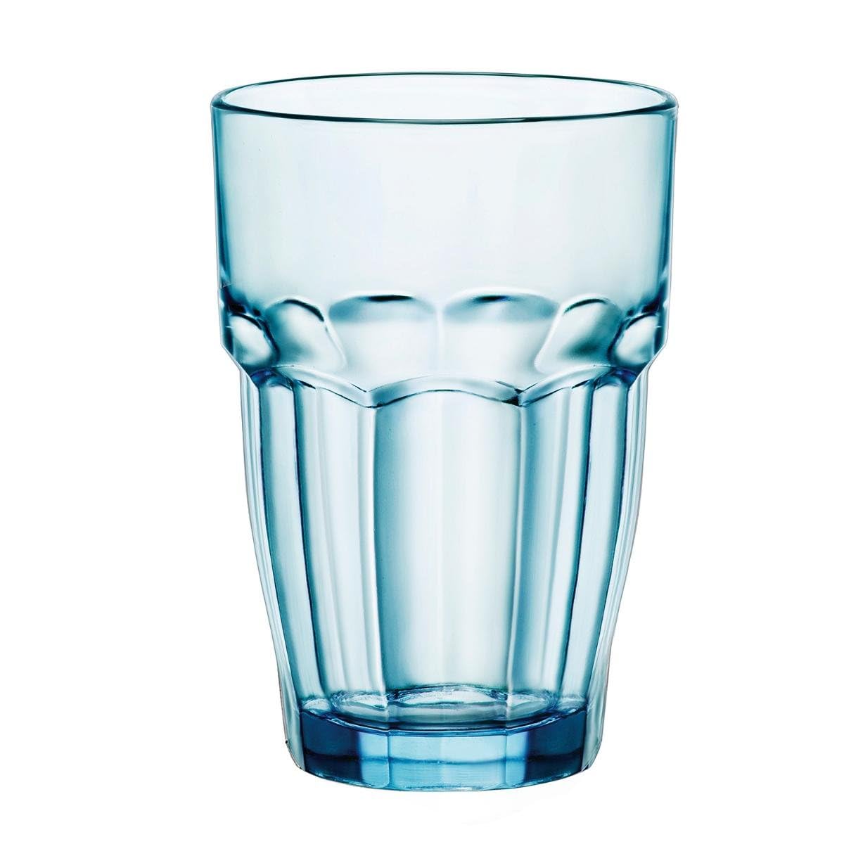 Bormioli Rocco Rock Bar Lounge Ice Longdrink 370ml blau, gehärtetes Glas