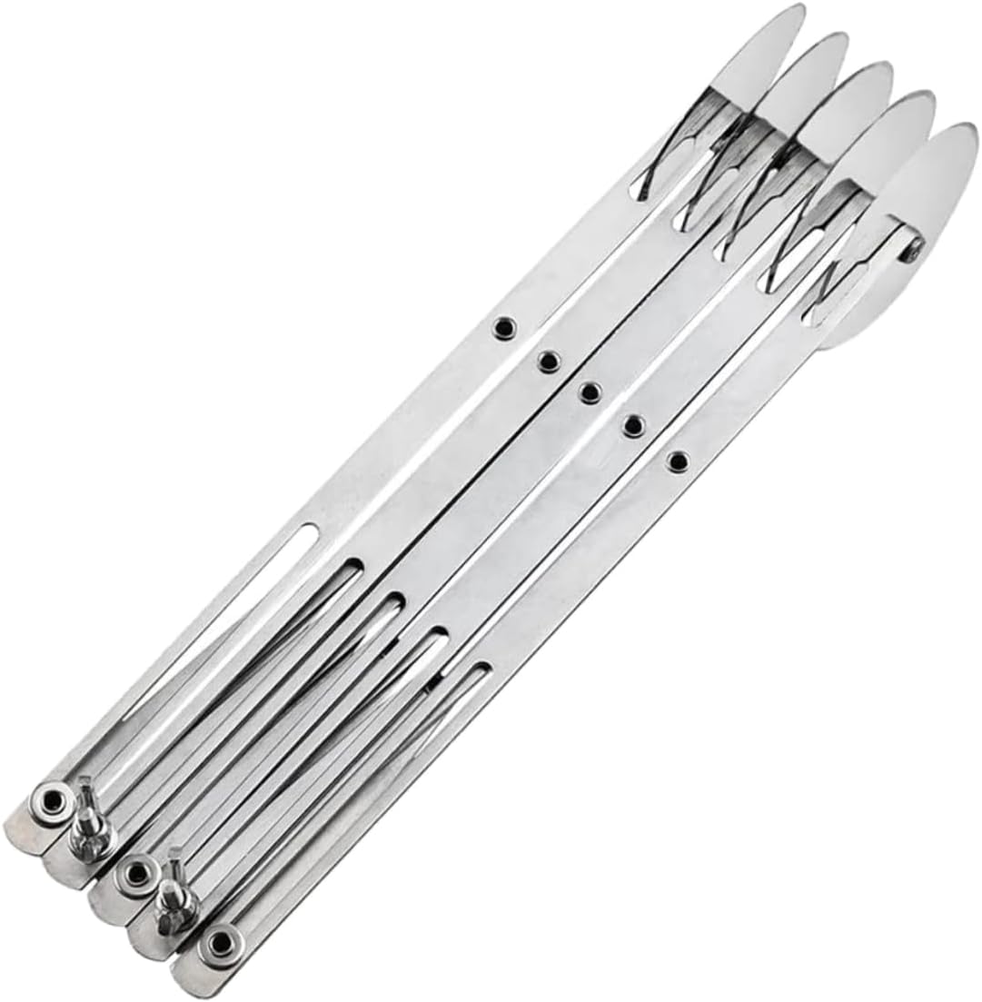 OUNONA Stainless Steel Pizza Cutter Tool Multi Wheel Dough Roller Slicer for Even Portions for Cakes Pastries and Cookies Baking Essential