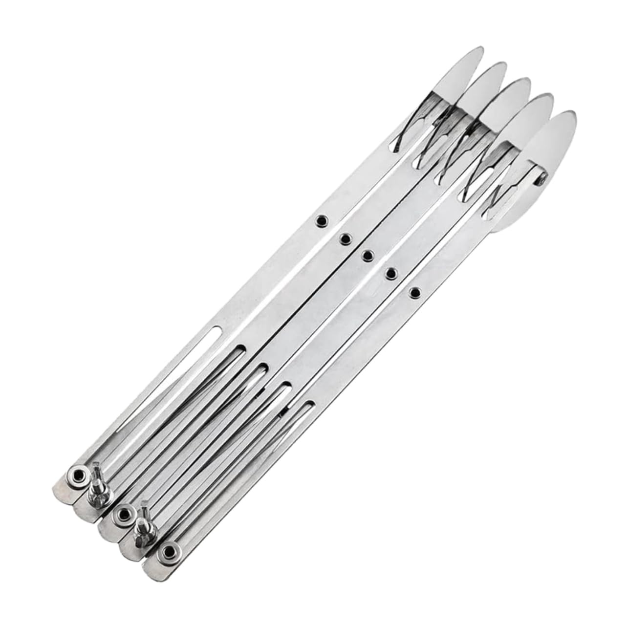 OUNONA Stainless Steel Pizza Cutter Tool Multi Wheel Dough Roller Slicer for Even Portions for Cakes Pastries and Cookies Baking Essential