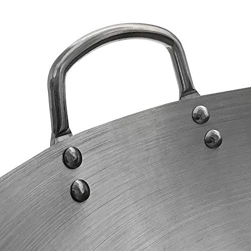 Wok de acero inoxidable de 14 pulgadas miniatura 4