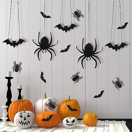 Incrizma Halloween Bat and Spider Wall Decor, Halloween Decoratio...