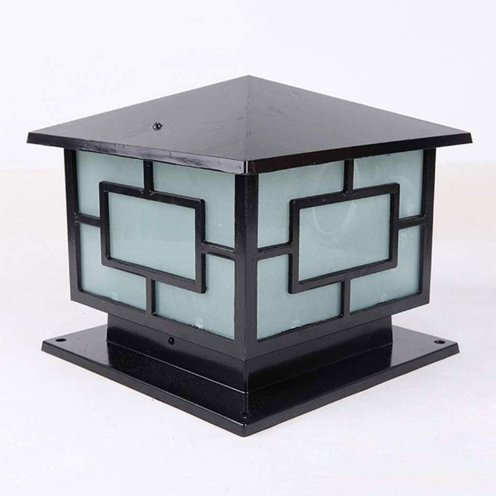 Faro de columna LED anticorrosión de aluminio fundido con protección IP65 e iluminación E27 8