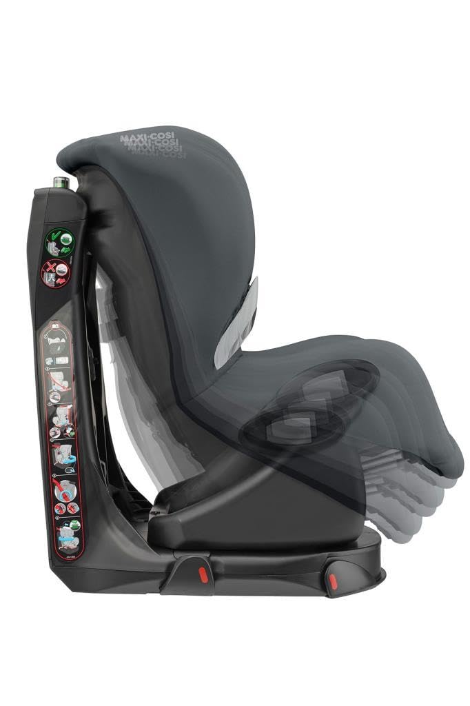 Maxi-Cosi Axiss, Group 1 Swivel Car Seat, Reclining Car Seat, 9 Months to 4 Years, 9 to 18 kg, Authentic Graphite (Grey) Baby Products