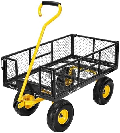 VIVOHOME Chariot de Jardin Transport Camping, Capacité de Charge ...