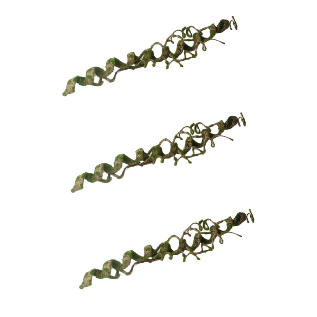 FOMIYES 3stücke Repital Klettervines Für Terrarien Kunstpflanze Aus Umweltfreundlichem Material Flexibel Und Anpassbar Für Eidechsen Schlangen Frösche Und Mehr