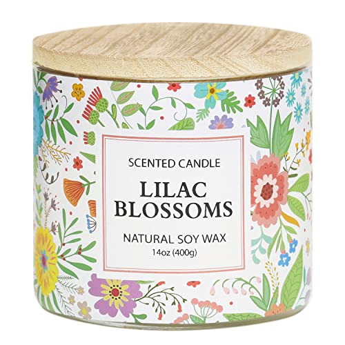 Spring Candle, Floral Scented Candle, Blossoms...