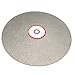 Rannb 180 Grit 8-inch Outside Dia Quality Electroplated Diamond Coated Flat Lap Disk Wheel Lapidary Wheel Disc Grinding Sanding Polishing Disc