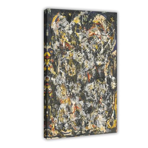 Impression sur toile Jackson Pollock Numéro 04 pour sublimer un salon contemporain