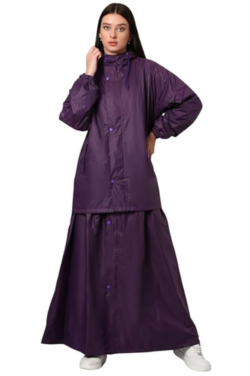 romano nx Waterproof Rain Skirt Top Jacket for Women Rain Coat in 4 Colors-picture-29