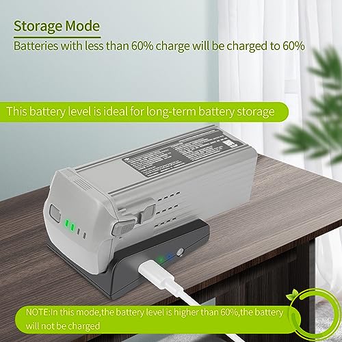 Hanatora-Multifunction-USB-Charger-for-DJI-Air-3SAir-3-BatteryStorage-Charge-and-DischargeTwo-Way-HubDrone-Single-Charging-Accessories