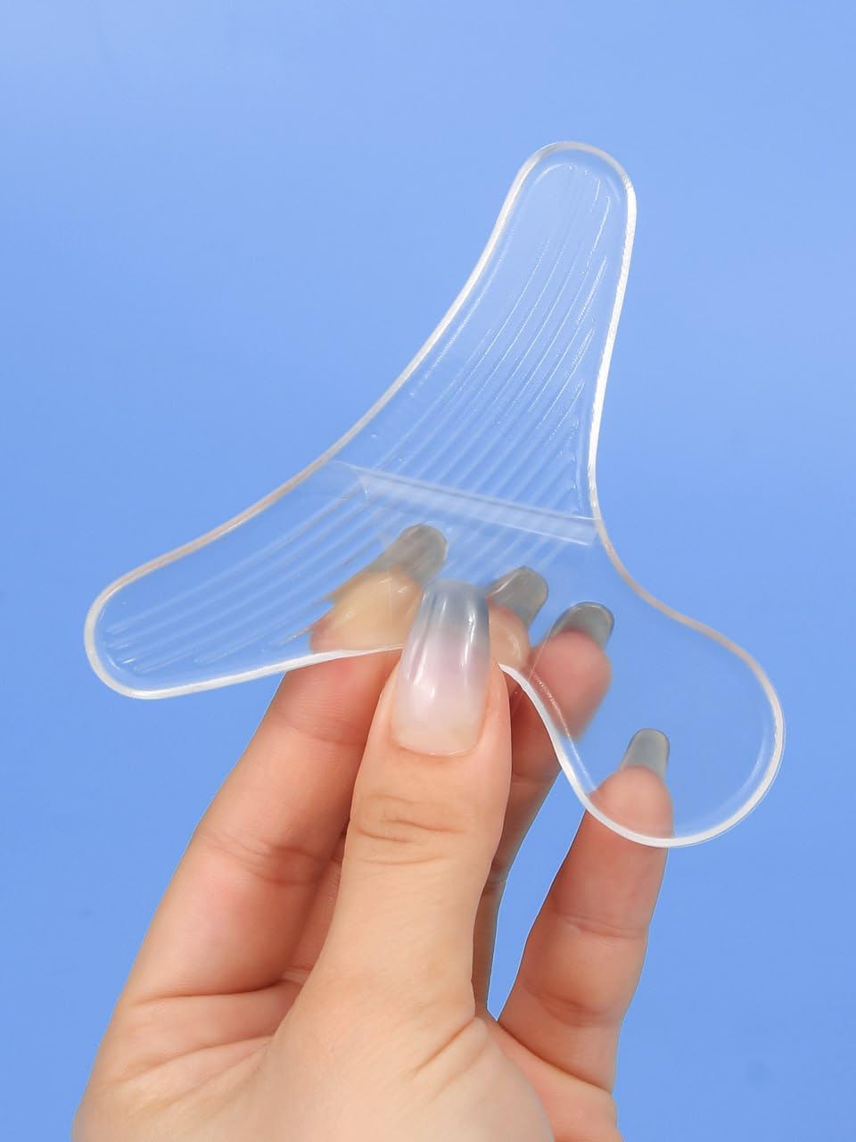 FifthNest Transparent Heel Grip Pads for Women | Silicone Non Slip Heel Stickers for Loose Shoes | Self Adhesive Invisible Heel Cushion Pads for Comfort and Daily Wear | 1 Pair 2