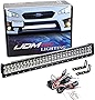 iJDMTOY Lower Grille 30-Inch LED Light Bar Kit Compatible with 2015-2019 Subaru WRX/STI, Includes (1) 180W High Power LED Lightbar, Lower Bumper Opening Mounting Brackets & On/Off Switch Wiring Kit