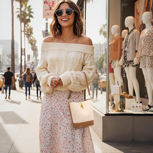 Small Bucket Bag Bucket Purse for Women Shoulder Purse Crossbody Handbag Mini Faux Suede Hobo Bag2