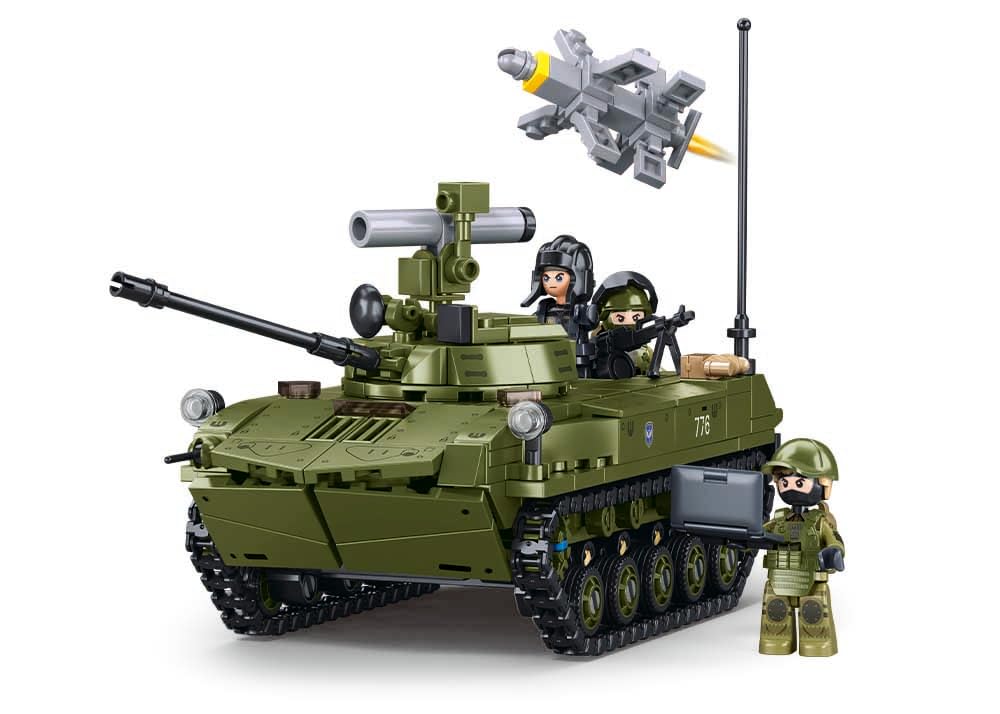 Sluban M38-B1250 BMD-2S Vehículo blindado aerotransportado, 516 Piezas