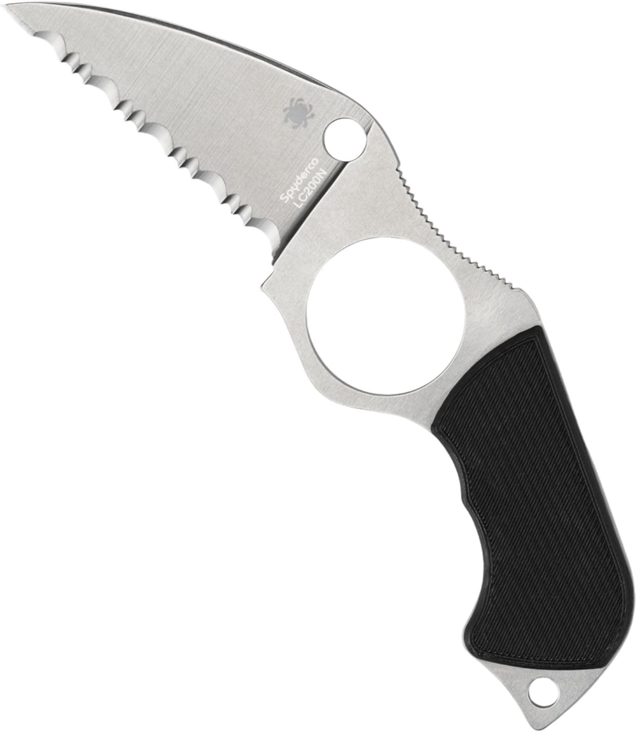 Spyderco Swick 5 Fixed Blade Knife with 2.7" LC200N Steel Blade and G-10 Handle - EDC Knife for Men and Women, Perfect for Hunting, Tactical, Camping, Survival, Hiking - SpyderEdge - FB14S5
