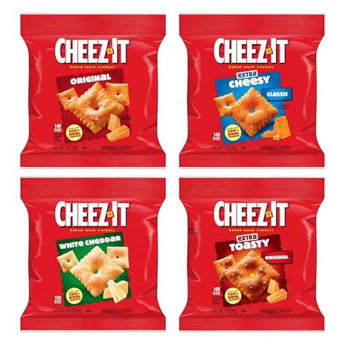 Cheez-It Baked Snack Crackers, Lunch Snacks, Variety Pack (40 Pouches) - image 9