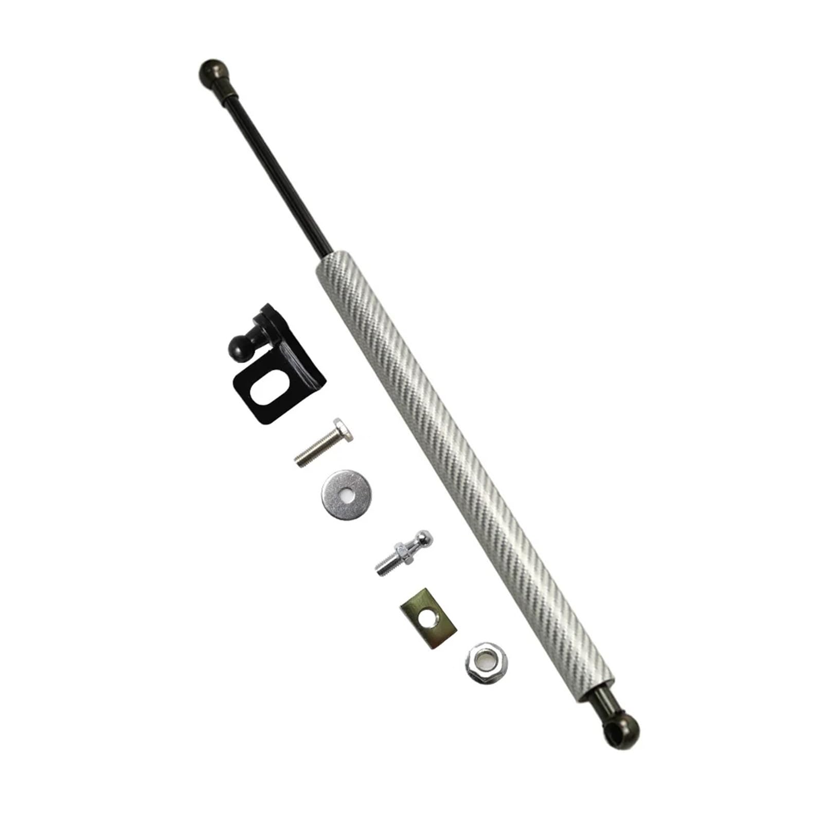 Boot Struts 1PC rozpórki gazowe Pasuje do golfa 8 MK8 2020-2025 maska ​​maski zmodyfikuj wspornik podnośnika amortyzator amortyzatora pręty podporowe(Silver carbon fiber)
