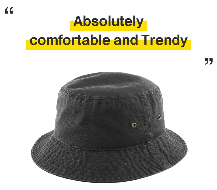 Image of KBETHOS 100% Cotton Washed Bucket Hat