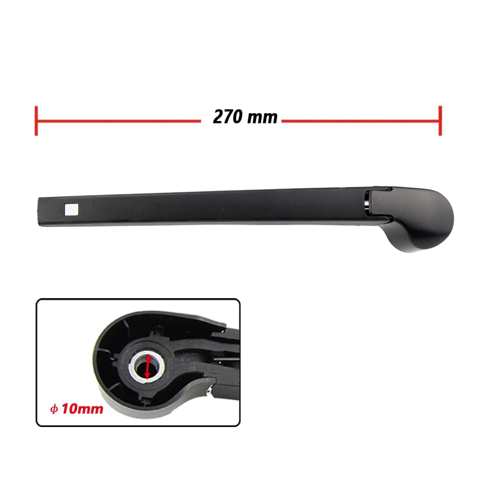 Tergicristallo Posteriore per VW GTI 6 2010-2014 280mm spazzole tergicristallo Posteriore per Auto e Braccio tergicristallo Posteriore Accessori per Auto