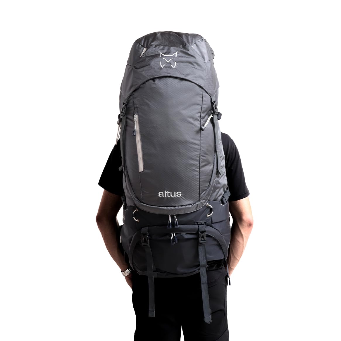 ALTUS Lhotse 65+5 K30 Mochila de Montaña y Trekking 70 Litros Unisex | Espalda Regulable, Apertura en U, Acceso Inferior, Portaesquís