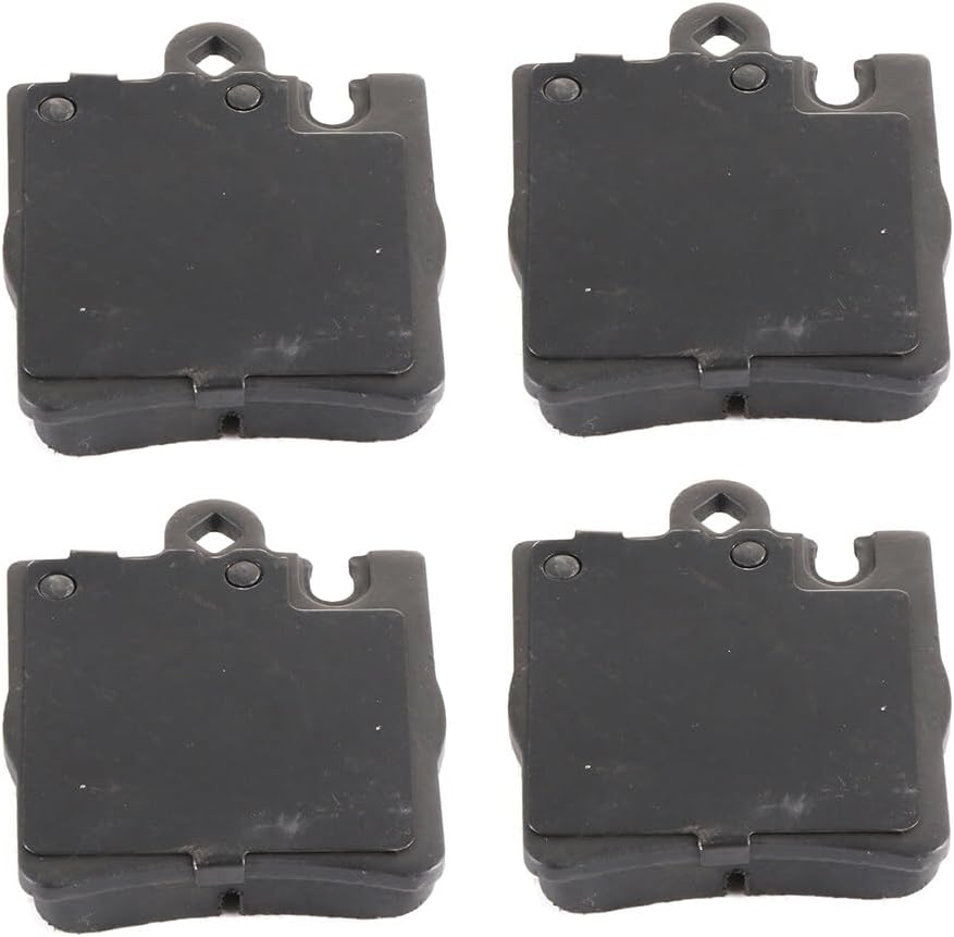 AUTOMUTO 4PCS Rear Semi-Metallic Disc Brake Pads Set D876 For Mercedes-Benz C230 C240 C280 C320 C350 CLK320 CLK350 CLK430 E300 E320 E420 E430 SLK280 SLK300 SLK350