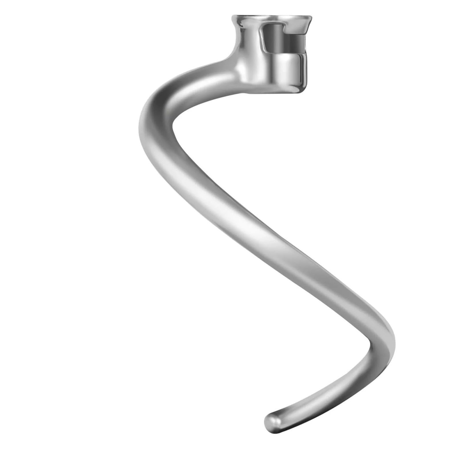 Resistente - Gancio for Impastare A Spirale In Acciaio Inossidabile, Compatibile Con KitchenAid, Ciotola Da 7 QT - Robot Da Cucina Con Supporto Sollevabile, Lavastoviglie for Impasti Di Pane E Pizza
