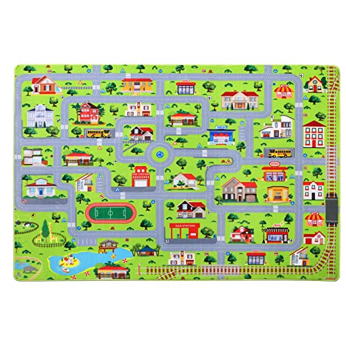 MillePark Spielzimmer Teppich, Verdickter Rutschfester Kinderteppich Super Sicherer und Weicher...