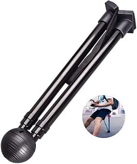 HLW De Peso Ligero Plegable telescópica del Taburete del Asiento Ajustable portátil de Pescar retráctil retráctil Camping heces El bastón de excursión la Caza Equipo de Picnic Presidente