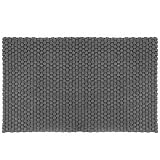 PAD - Fußmatte, Türmatte, Badematte - UNI - Farbe: Stone Grau - 100% Polypropylen - 52x72cm