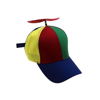 Amazon.com: MYCENSE Propeller Hat Helicopter Cap Rainbow Top