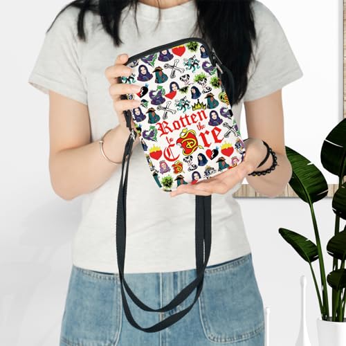 LEVLO Jay Crossbody Bag Carlos Fans Gift Rotten to the Core Mal Shoulder Bag Jay & Mal Movie Merchandise3