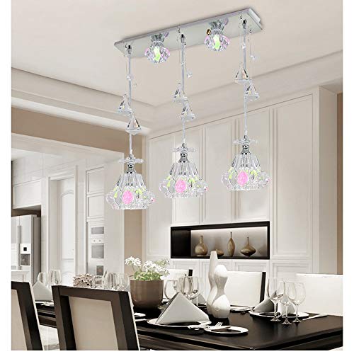 Lampe en cristal mzclf contre la lumière agressive en salle à manger