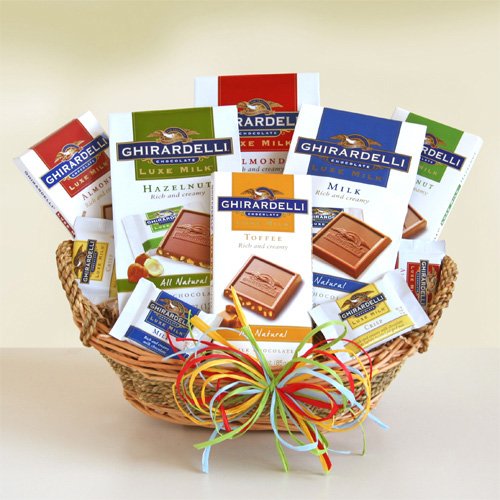 Mothers Day Chocolate Gift Basket The Ghirardelli Luxe