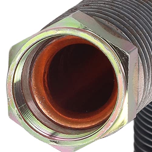 Garosa Aluminium Brass Air Compressor Exhaust Pipe 25mm Head Tube 3090 26.5cm 30cm, Red - Image 4