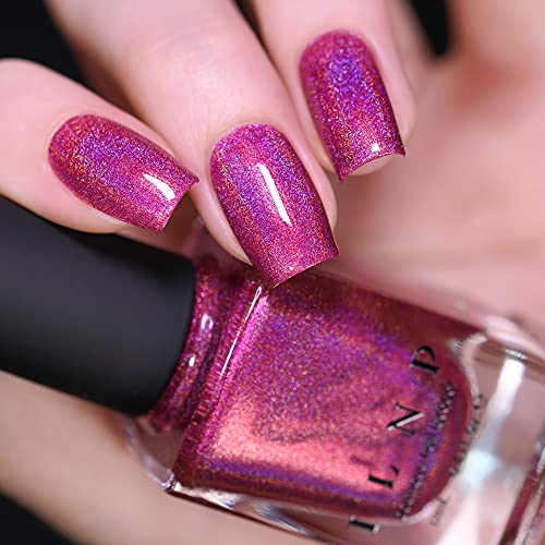 Image of ILNP Bouquet Toss - Vivid Fuchsia Pink Ultra Holo Nail Polish