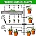 Sthveidir Drip Irrigation System, 100 Ft Automatic Garden Watering System for Plant Irrigation System Outdoor, Greenhouse Sprinkler System Kits with 1/2 in,1/4 Drip Irrigation Tubing