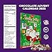 Madelaine 2025 Chocolate Advent Calendar for Kids - 6 Oz Individually Wrapped Milk Chocolate Christmas Countdown Calendar Holiday Treats