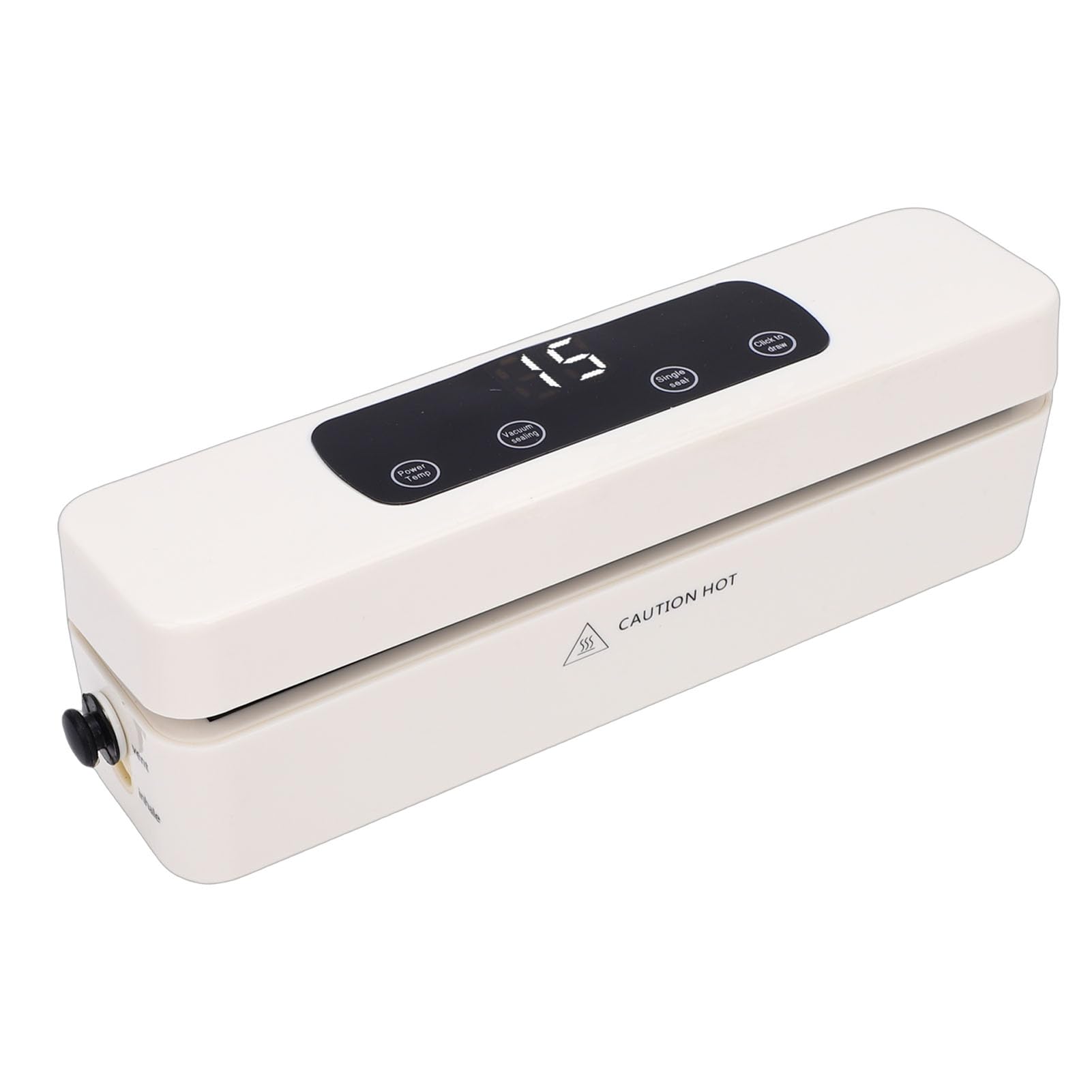 LCD Display Food Vacuum Sealer Machine, Compact Design Sealer, Powerful Suction with 3 Intelligent Modes, Ideal for Freshness Preservation of Meat, Seafood & Dry Goods