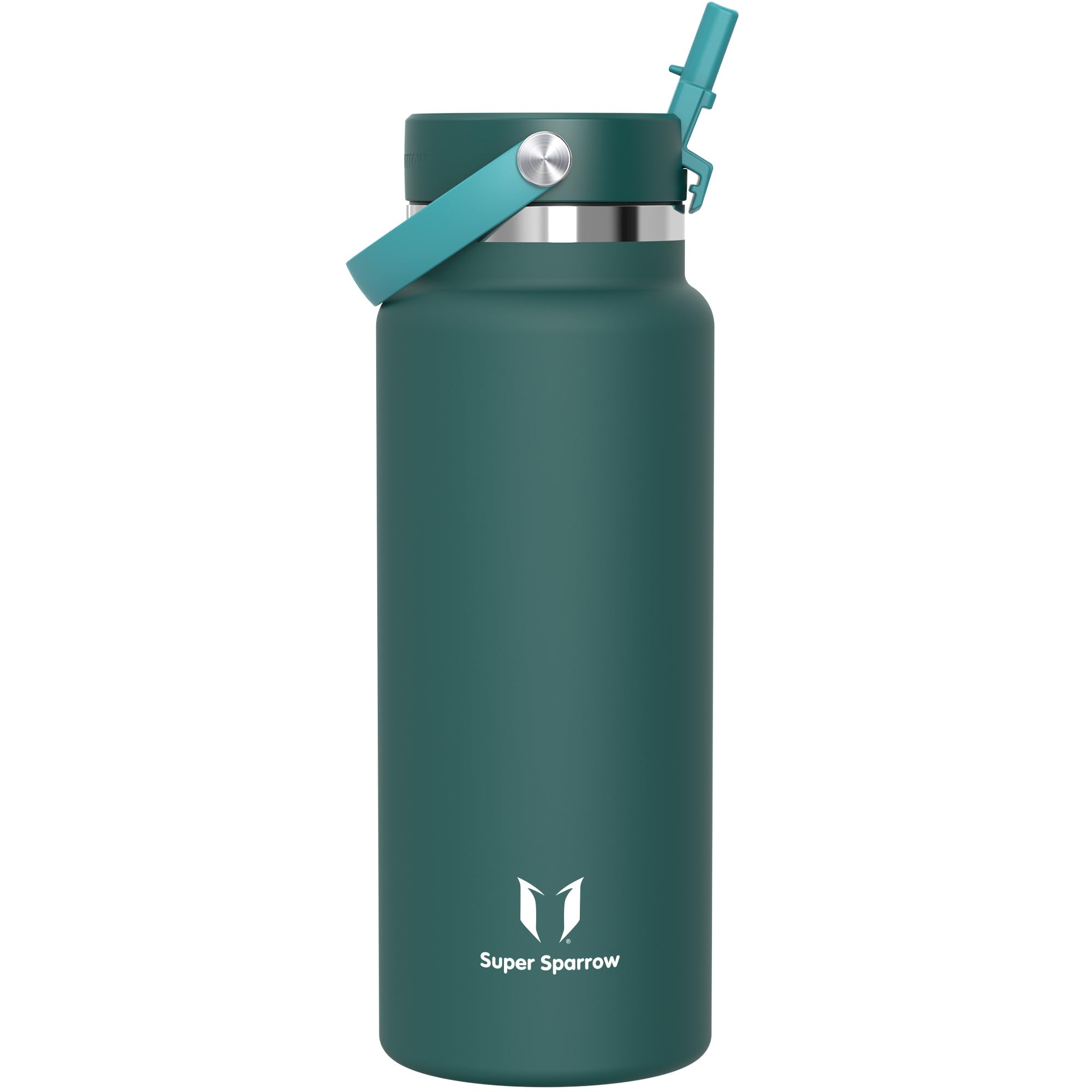 Sparrow SwivelSip Botella Termica - Botella Agua Acero Inoxidable Boca Ancha con Pajita - 750ml - Sin BPA y Antifugas - para Deporte, Gimnasio, Oficina, Yoga, Ciclismo — view 19
