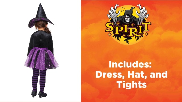 Disfraz Infantil de Bruja de Spirit Halloween 2T miniatura 4